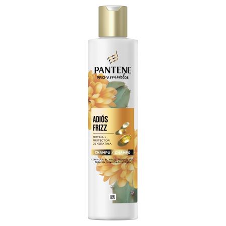 Pantene Pro-V Miracles Adiós Frizz Champú Champú antiencrespamiento nutre en profundidad el cabello seco y dañado 250 ml