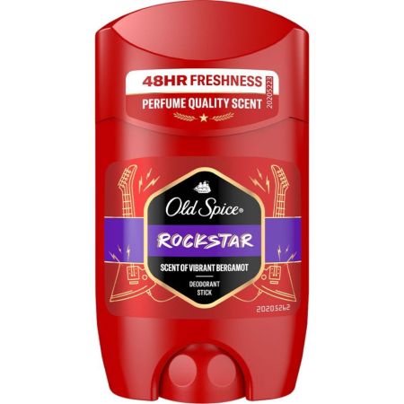 Old Spice Rockstar Desaodorant Stick Desodorante invisible y antitranspirante combate incluso los olores más fuertes 48 horas 150 ml