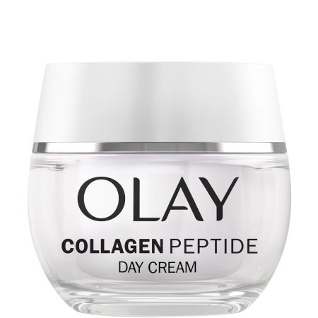 Olay Collagen Peptide Day Cream Crema de día sin perfume reparadora avanzada restaura e hidrata piel radiante en 14 días 50 ml