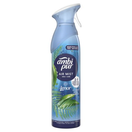 Ambipur Ambientador Air Mist Océano Brisa Marina Ambientador para hogar elimina olores persistentes con aroma fresco y ligero 185 ml