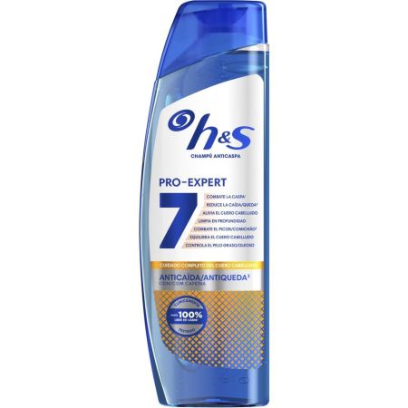 H&S Pro-Expert 7 Anticaída Champú Anticaspa Champú anticaspa y anticaída combate los 7 problemas del cuero cabelludo ofreciendo protección completa 300 ml