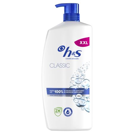 H&S Classic Champú Anticaspa Champú anticaspa elimina el picor y la sequedad acabado bonito y saludable