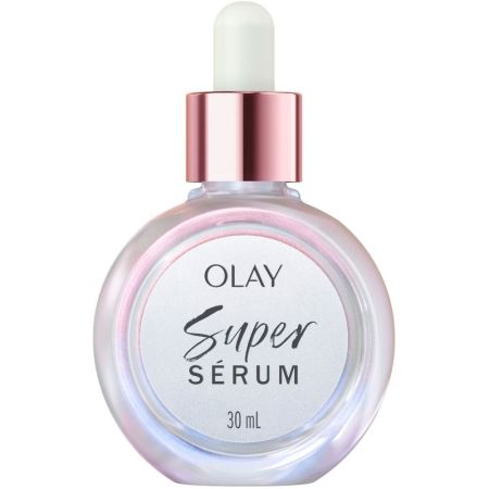 Olay Super Sérum 5 Beneficios En Uno Sérum hidratante antiedad ofrece líneas más suaves piel más firme y tono más uniforme 30 ml