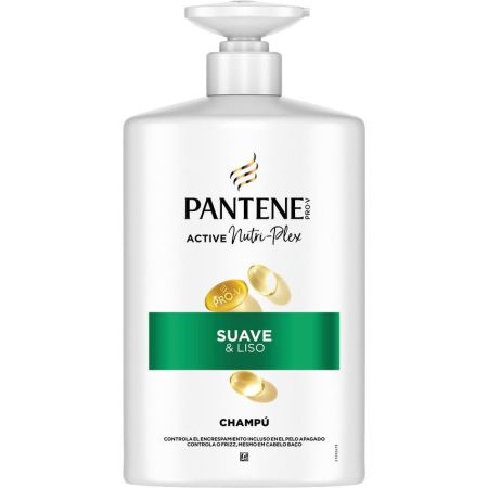 Pantene Pro-V Nutri-Plex Suave & Liso Champú Champú combate aspereza y encrespamiento acabado suave y sedoso para cabello seco