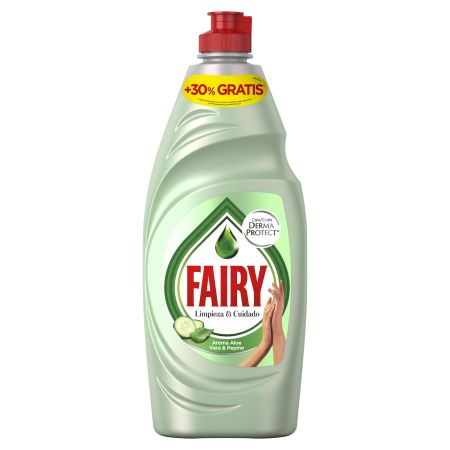 Fairy Limpieza & Cuidado Formato Especial Lavavajillas a mano con aroma aloe vera y pepino 520 ml