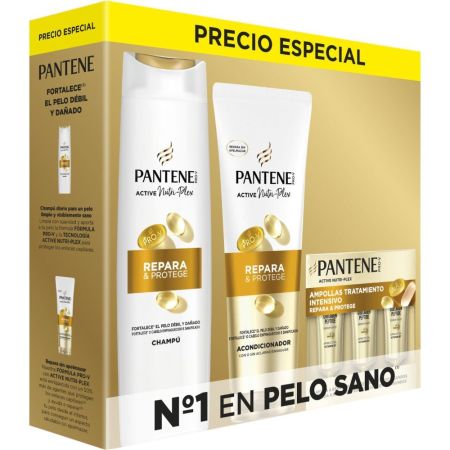 Pantene Pro-V Nutri-Plex Repara & Protege Estuche Precio Especial Set de cuidado capilaraporta brillo suavidad y previene puntas abiertas para cabello débil y dañado