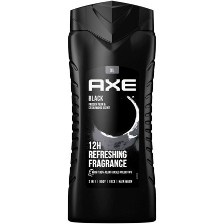 Axe Gel De Ducha Black 3 In 1 Gel de ducha ofrece una sensación refrescante y un resistible aroma cálido 400 ml