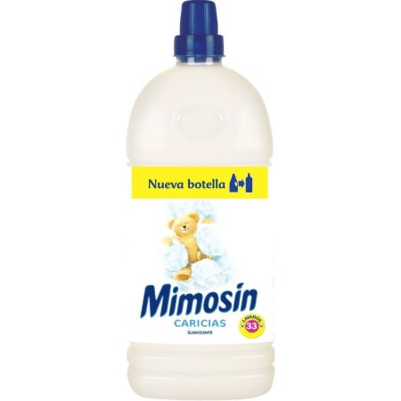 Mimosin Caricias Suavizante Suavizante concentrado ofrece fragancia ligera manteniendo el color y el brillo de la ropa 33 lavados 2000 ml