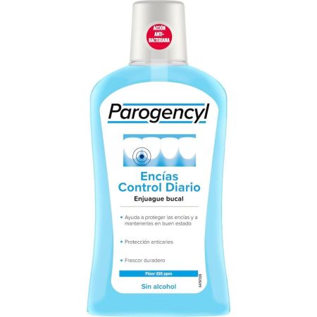 Parogencyl Control Enjuague Bucal Colutorio ayuda a reducir la sensibilidad gingival y el sangrado de las encías 500 ml