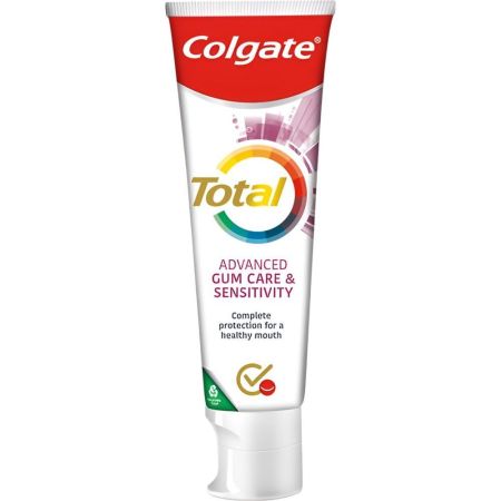 Colgate Dentífrico Total Advanced Encías Sanas Y Sensibilidad Pasta de dientes protege las zonas sensibles y previene problemas de encías 75 ml