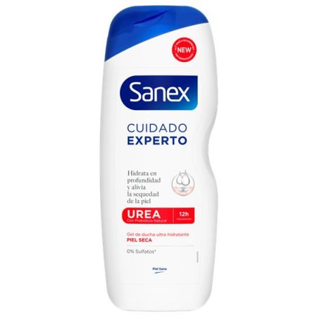 Sanex Cuidado Experto Urea Gel De Ducha Gel de ducha fortalece la barrera protectora de la piel 600 ml