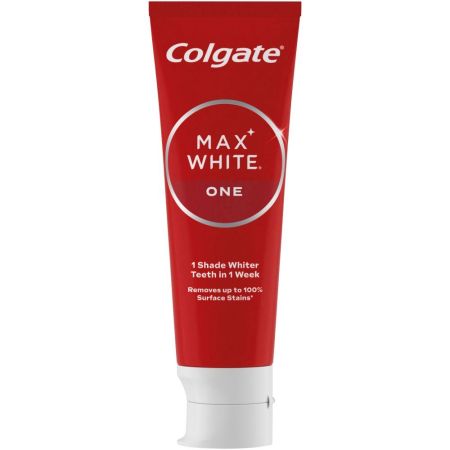 Colgate Dentífrico Max White One Pasta de dientes con flúor blanquea y elimina hasta el 100% de las manchas 75 ml