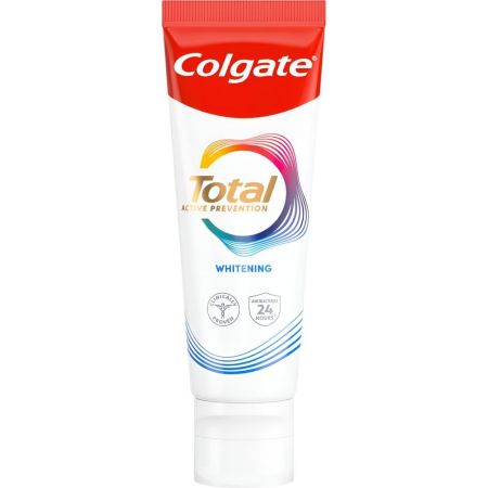 Colgate Dentífrico Total Blanqueador Pasta de dientes reduce el sarro protege los dientes sensibles y refresca el aliento 75 ml