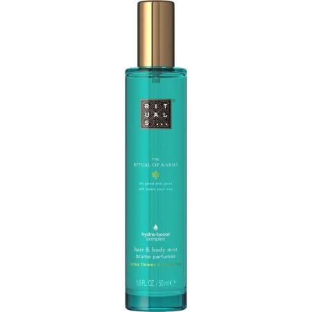 Rituals The Ritual Of Karma Hair & Body Mist Bruma para el cuerpo y el cabello derrocha positividad de la cabeza a los pies 50 ml