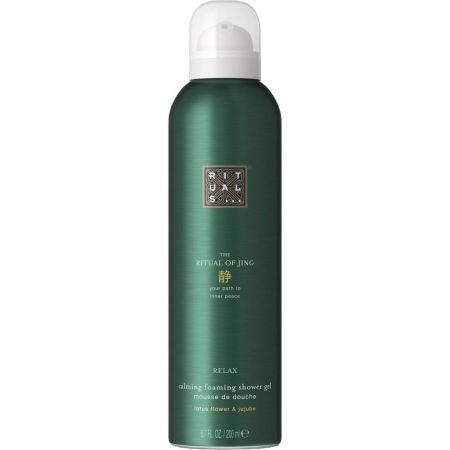 Rituals The Ritual Of Jing Calming Foaming Shower Gel Gel de ducha perfumada con fragancia floral de loto y jinjolero  200 ml