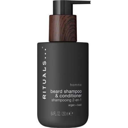 Rituals Homme Beard Shampoo & Conditioner Champú y acondicionador 2 en 1 para la barba 250 ml