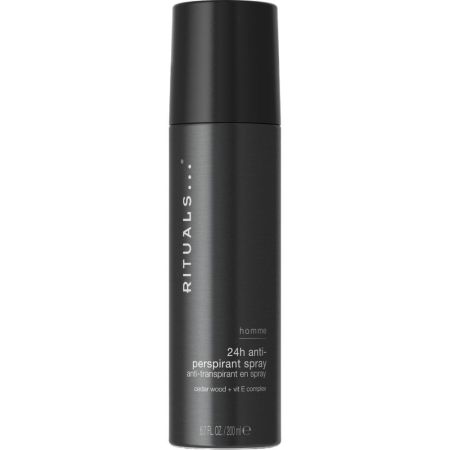 Rituals Homme 24h Anti-Perspirant Spray Desodorante perfumado con vitamina e y madera de cedro 200 ml