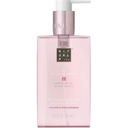 Rituals The Ritual Of Sakura Hand Wash Jabón de manos perfumado con rosa de leche de arroz orgánico y flor de cerezo 300 ml