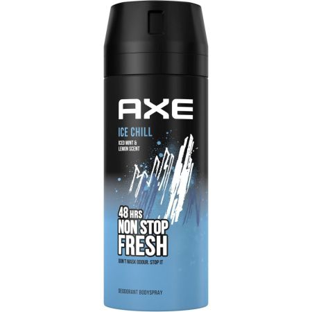 Axe Ice Chill Iced Mint & Lemon Scent Desodorante Spray Desodorante ofrece 48 horas de protección con aroma  irresistible a menta y limón 150 ml