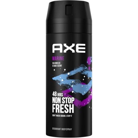 Axe Marine Sea Breeze & Sage Scent Desodorante Spray Desodorante antitranspirante 48 horas de protección con aroma irresistible 150 ml