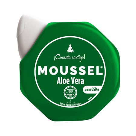 Moussel Gel De Ducha Aloe Vera Gel de ducha purificante múltiples beneficios dermatólogicos con aloe vera 650 ml