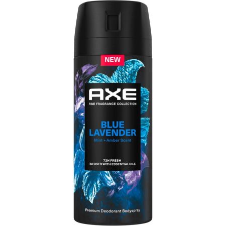 Axe Blue Lavander Desodorante Spray Desodorante antitranspirante ofrece 72 horas de protección con aroma irresistible a lavanda helada 150 ml