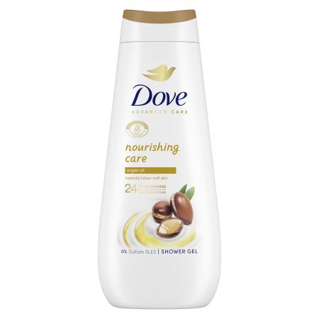 Dove Nourishing Care Argan Oil Shower Gel Gel de ducha piel renovada nutre en profundidad 400 ml