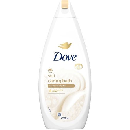 Dove Gel De Ducha Soft Caring Bath Gel de ducha de nutrición profunda piel suave y tersa 720 ml