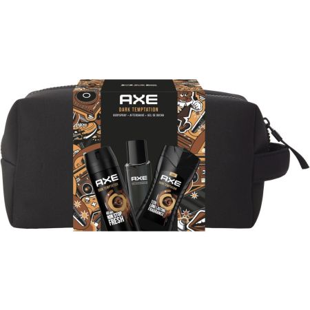 Axe Dark Temptation Neceser Rutina de baño ofrece fragancia duradera y fresca durante 48 horas