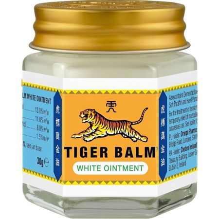 Tiger Balm Bálsamo De Tigre Blanco Bálsamo ungüento calma y alivia dolores ofrece calentor 19 gr